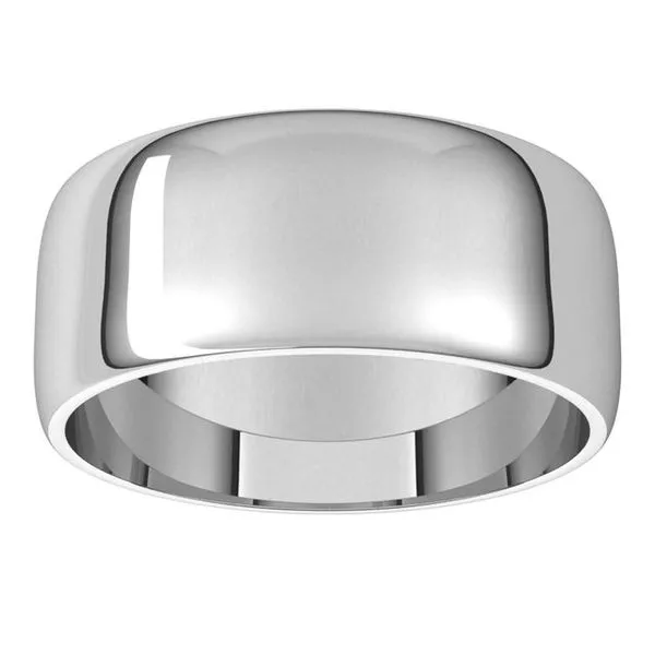 Lightweight Half Round Band Image 3 Diamonds By Dawn Riverdale, NJ