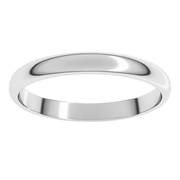 Lightweight Half Round Band Image 3 L & L jewelers Scarborough, ME
