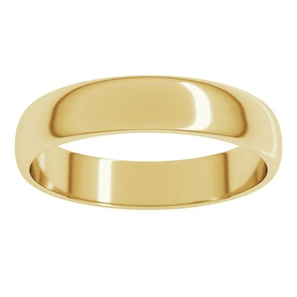 Lightweight Half Round Band Image 3 L & L jewelers Scarborough, ME