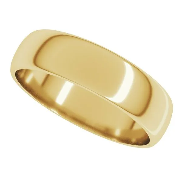 Lightweight Half Round Band Image 5 Grayson & Co. Jewelers Iron Mountain, MI