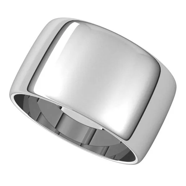 Lightweight Half Round Band Image 5 Studio D Jewelers Woodstock, IL