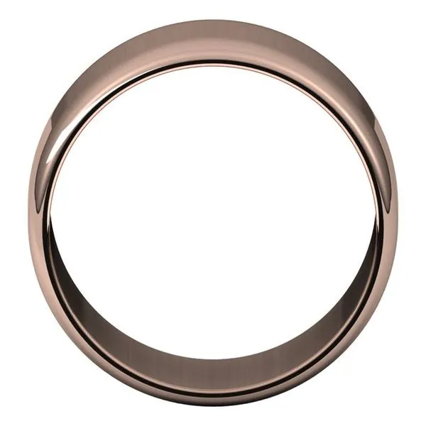 Lightweight Half Round Band Image 2 Allain's Jewelry New Iberia, LA