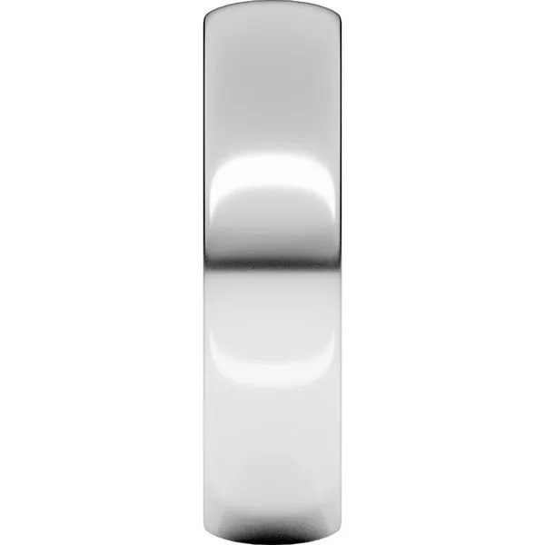 Lightweight Half Round Band Image 4 Allain's Jewelry New Iberia, LA