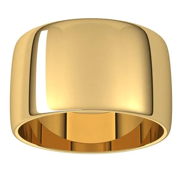 Lightweight Half Round Band Image 3 L & L jewelers Scarborough, ME
