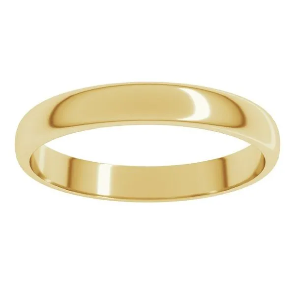 Lightweight Half Round Band Image 3 Diamonds By Dawn Riverdale, NJ