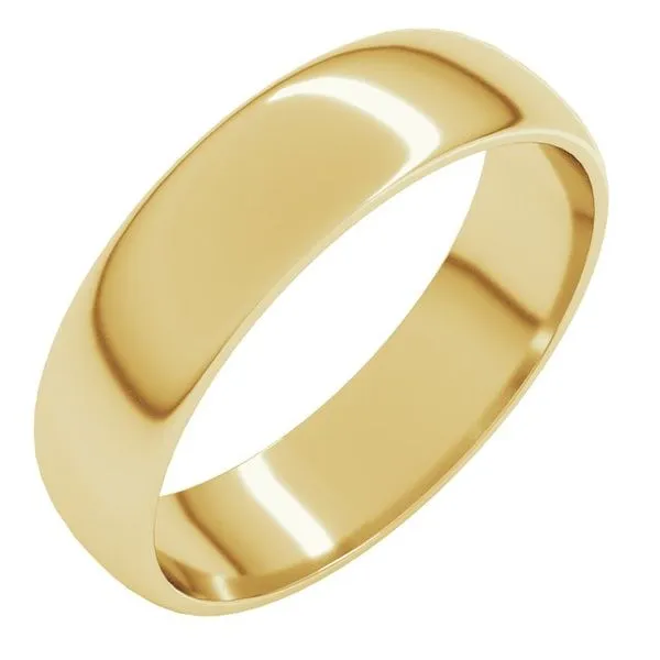 Lightweight Half Round Band L & L jewelers Scarborough, ME