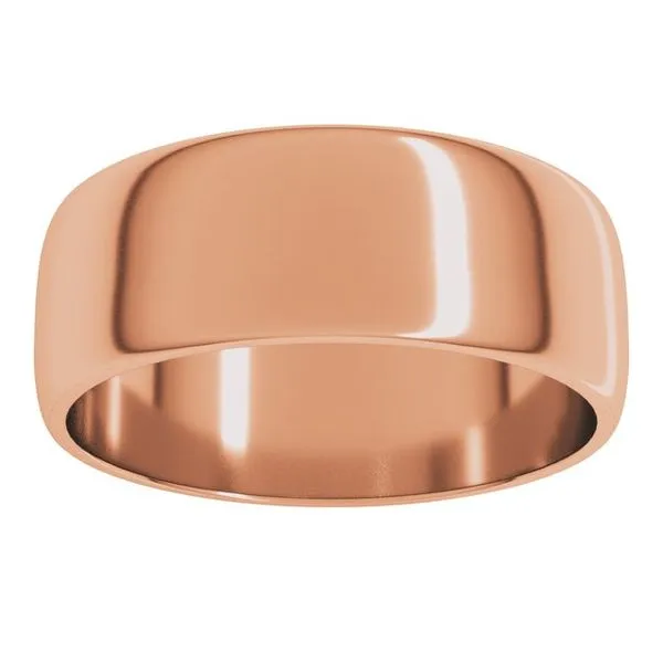 Lightweight Half Round Band Image 3 Albert's Jewelers Kingsland, GA