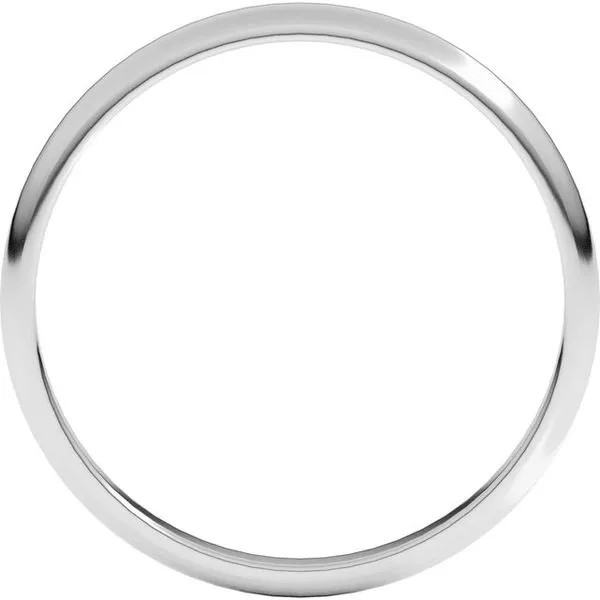 Lightweight Half Round Band Image 2 Diamonds By Dawn Riverdale, NJ