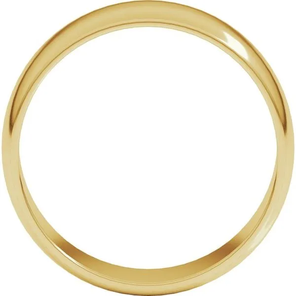 Lightweight Half Round Band Image 2 L & L jewelers Scarborough, ME