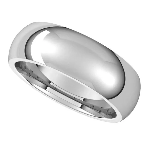 Comfort-Fit Half Round Band Image 5 Quantum Qarat  Phoenix, AZ