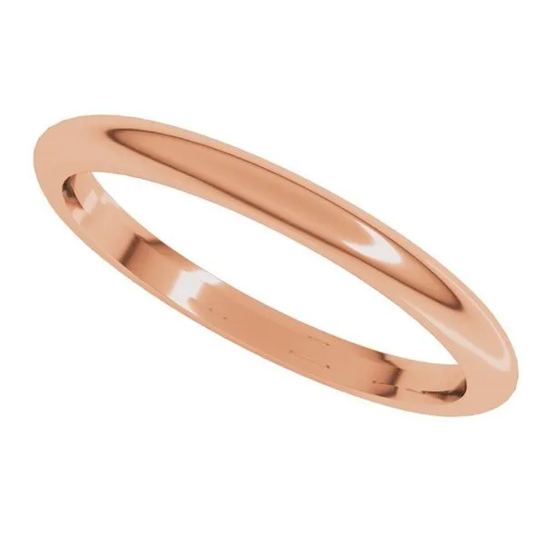 Comfort-Fit Half Round Band Image 5 Albert's Jewelers Kingsland, GA