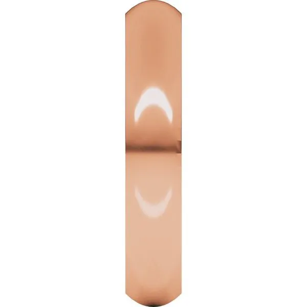 Comfort-Fit Half Round Band Image 4 Allain's Jewelry New Iberia, LA