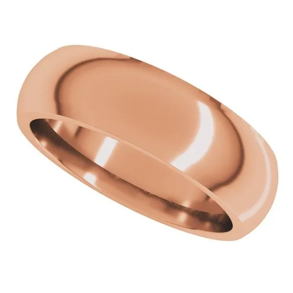 Comfort-Fit Half Round Band Image 5 Quantum Qarat  Phoenix, AZ