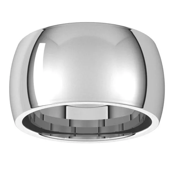 Comfort-Fit Half Round Band Image 3 Allain's Jewelry New Iberia, LA