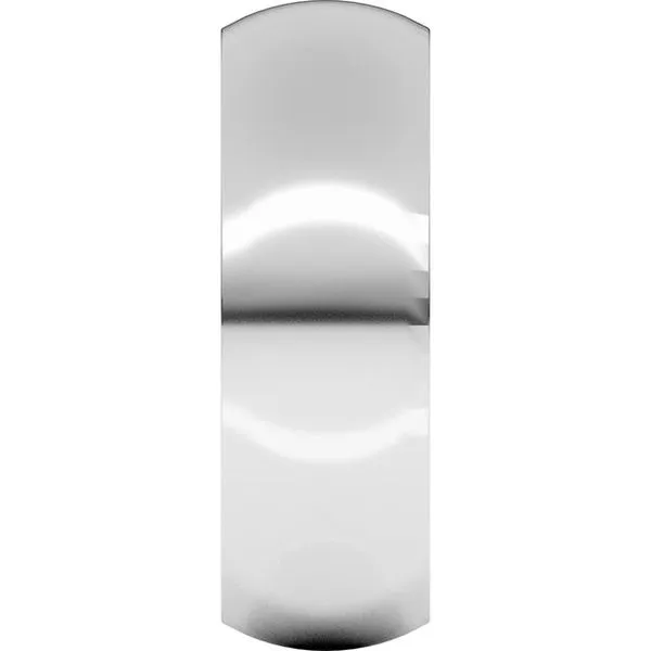 Comfort-Fit Half Round Band Image 4 L & L jewelers Scarborough, ME