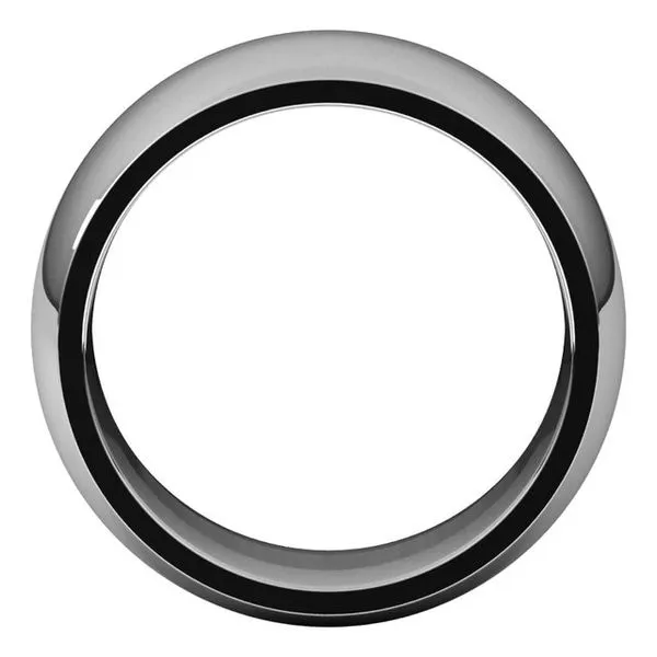 Comfort-Fit Half Round Band Image 2 Allain's Jewelry New Iberia, LA