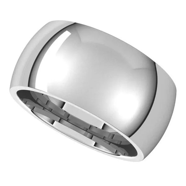 Comfort-Fit Half Round Band Image 5 Allain's Jewelry New Iberia, LA