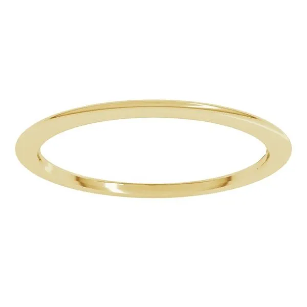 Comfort-Fit Half Round Band Image 3 Studio D Jewelers Woodstock, IL