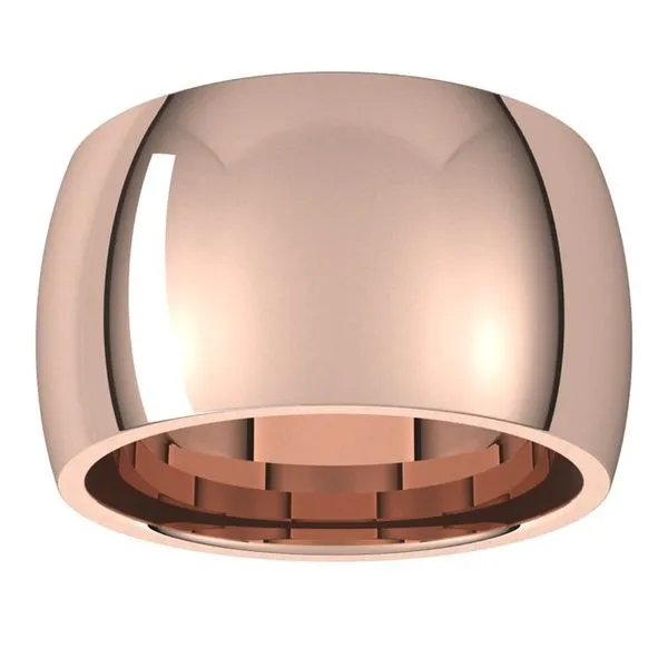 Comfort-Fit Half Round Band Image 3 Diamonds By Dawn Riverdale, NJ