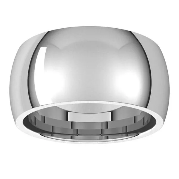 Comfort-Fit Half Round Band Image 3 L & L jewelers Scarborough, ME