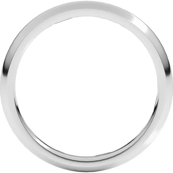 Comfort-Fit Half Round Band Image 2 L & L jewelers Scarborough, ME