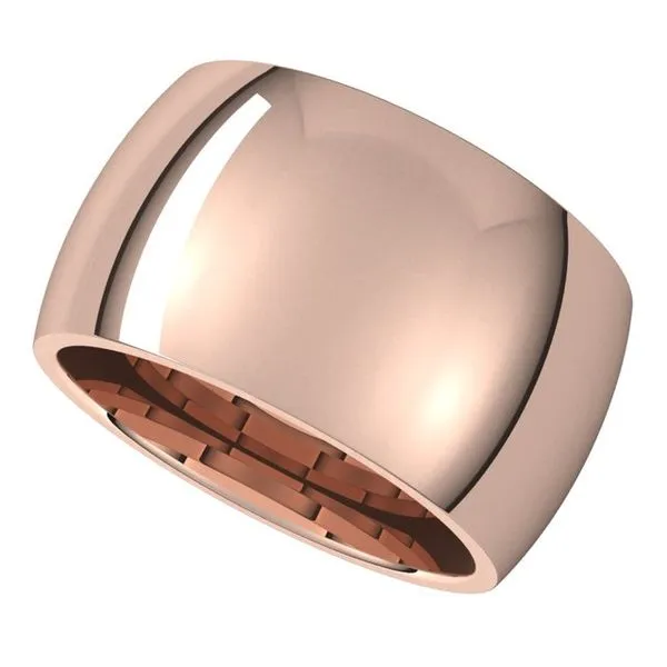 Comfort-Fit Half Round Band Image 5 Grayson & Co. Jewelers Iron Mountain, MI