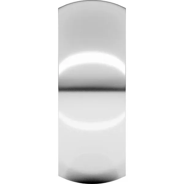 Comfort-Fit Half Round Band Image 4 Allain's Jewelry New Iberia, LA