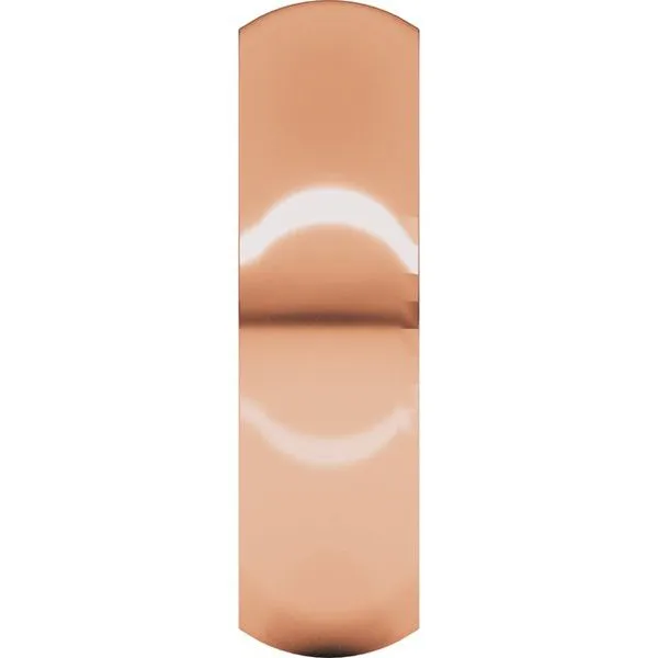 Comfort-Fit Half Round Band Image 4 Allain's Jewelry New Iberia, LA