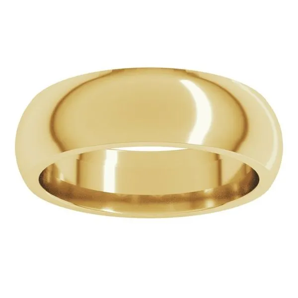 Comfort-Fit Half Round Band Image 3 Cherry Street Jewelers Tulsa, OK