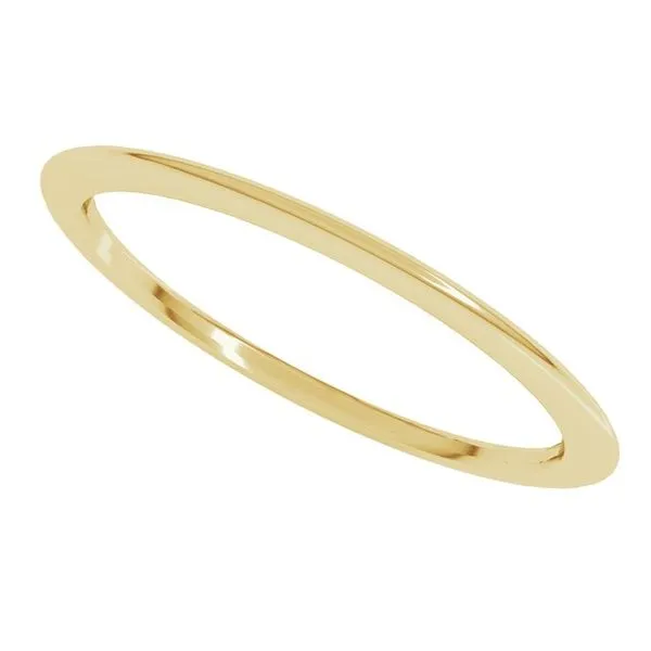 Comfort-Fit Half Round Band Image 5 Mead Jewelers Enid, OK