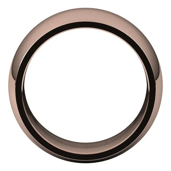 Comfort-Fit Half Round Band Image 2 L & L jewelers Scarborough, ME