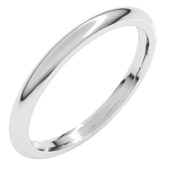 Comfort-Fit Half Round Band L & L jewelers Scarborough, ME