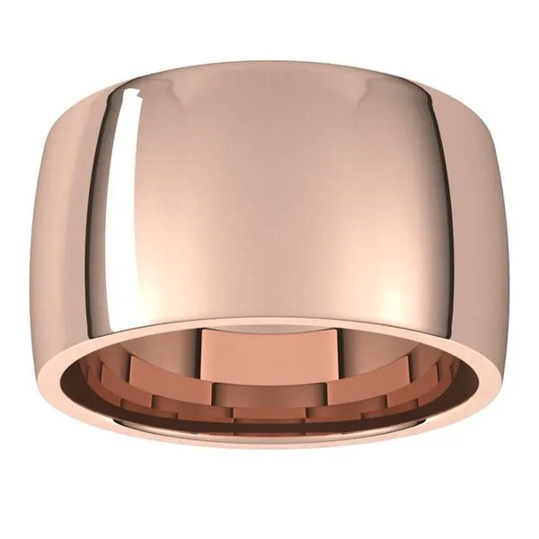 Lightweight Comfort-Fit Half Round Band Image 3 Grayson & Co. Jewelers Iron Mountain, MI