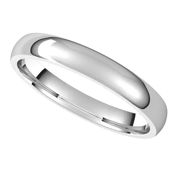Lightweight Comfort-Fit Half Round Band Image 5 Albert's Jewelers Kingsland, GA