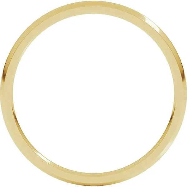 Lightweight Comfort-Fit Half Round Band Image 2 Mead Jewelers Enid, OK