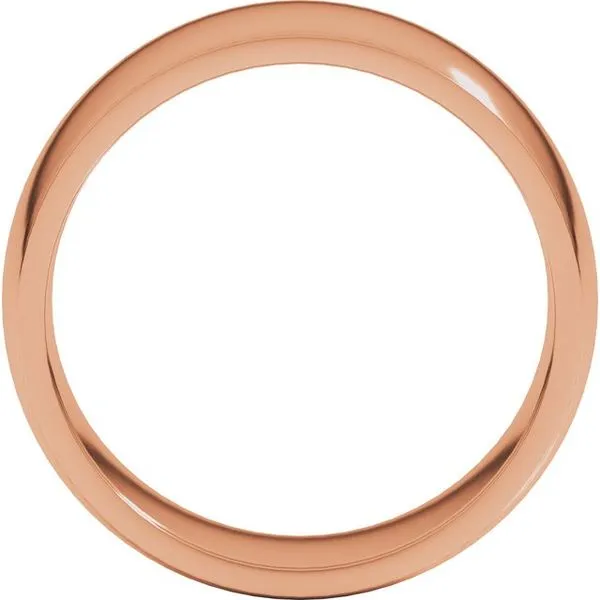 Lightweight Comfort-Fit Half Round Band Image 2 Quantum Qarat  Phoenix, AZ