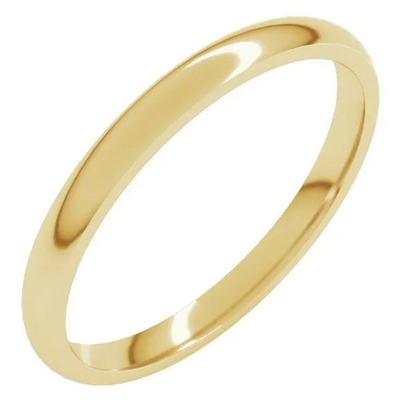 Lightweight Comfort-Fit Half Round Band L & L jewelers Scarborough, ME