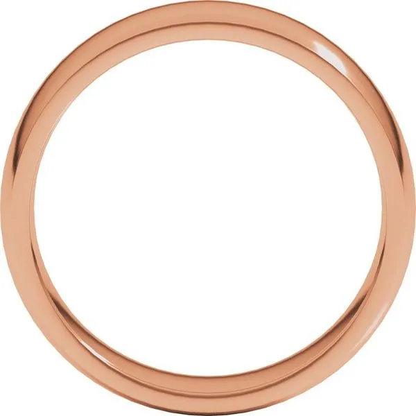 Lightweight Comfort-Fit Half Round Band Image 2 Cherry Street Jewelers Tulsa, OK