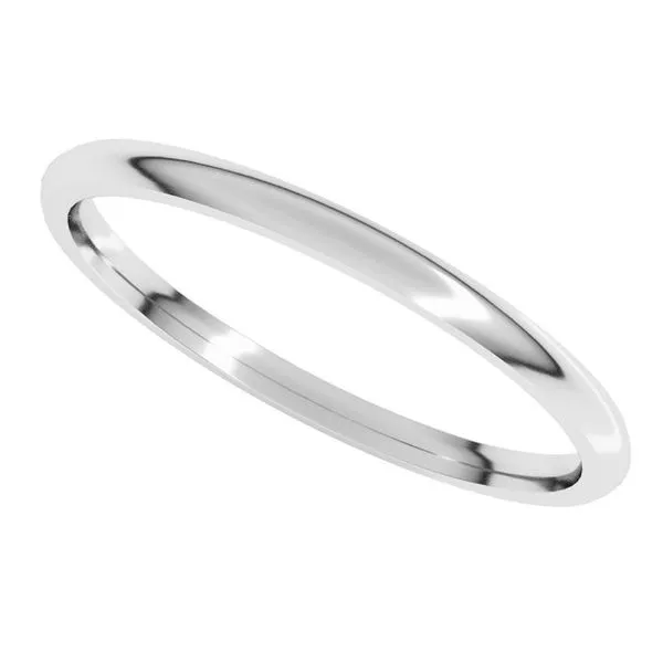 Lightweight Comfort-Fit Half Round Band Image 5 Grayson & Co. Jewelers Iron Mountain, MI