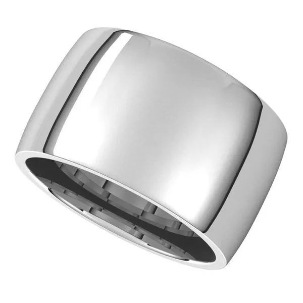 Lightweight Comfort-Fit Half Round Band Image 5 Mead Jewelers Enid, OK