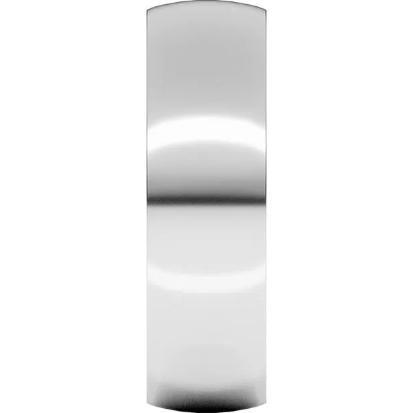 Lightweight Comfort-Fit Half Round Band Image 4 Cherry Street Jewelers Tulsa, OK