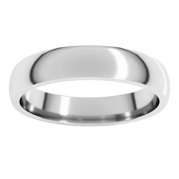 Lightweight Comfort-Fit Half Round Band Image 3 Studio D Jewelers Woodstock, IL
