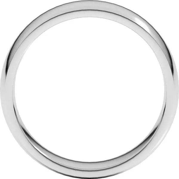 Lightweight Comfort-Fit Half Round Band Image 2 L & L jewelers Scarborough, ME