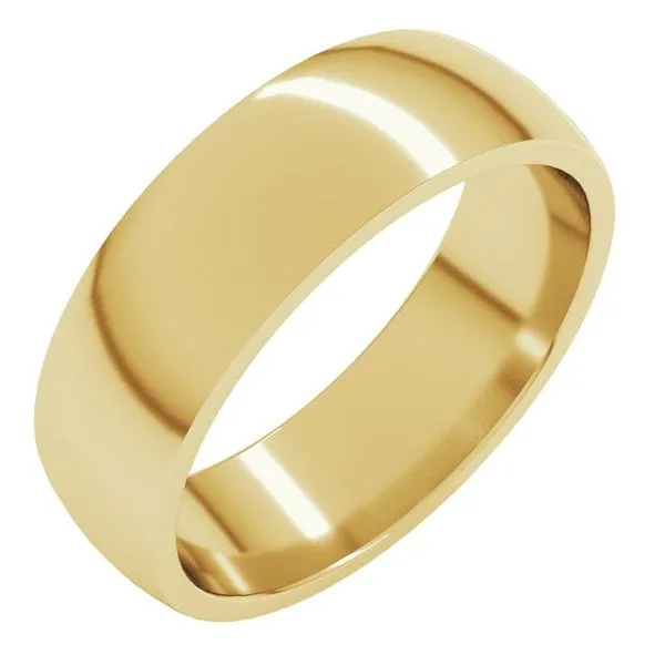 Lightweight Comfort-Fit Half Round Band Cherry Street Jewelers Tulsa, OK