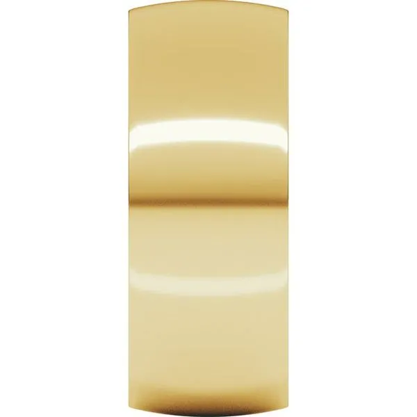 Lightweight Comfort-Fit Half Round Band Image 4 Studio D Jewelers Woodstock, IL