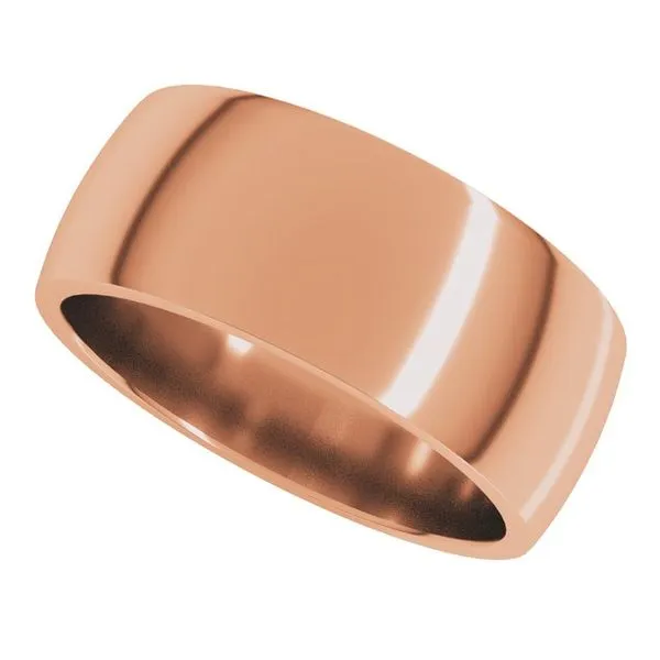 Lightweight Comfort-Fit Half Round Band Image 5 Morin Jewelers Southbridge, MA