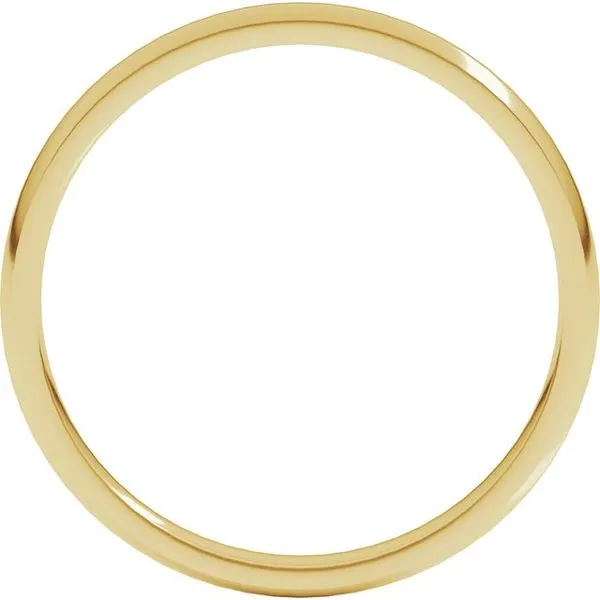 Lightweight Comfort-Fit Half Round Band Image 2 Cherry Street Jewelers Tulsa, OK