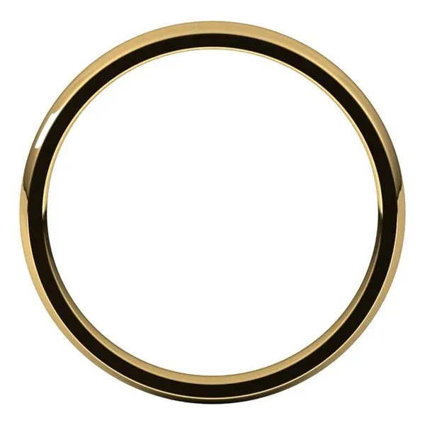Lightweight Comfort-Fit Half Round Band Image 2 Grayson & Co. Jewelers Iron Mountain, MI