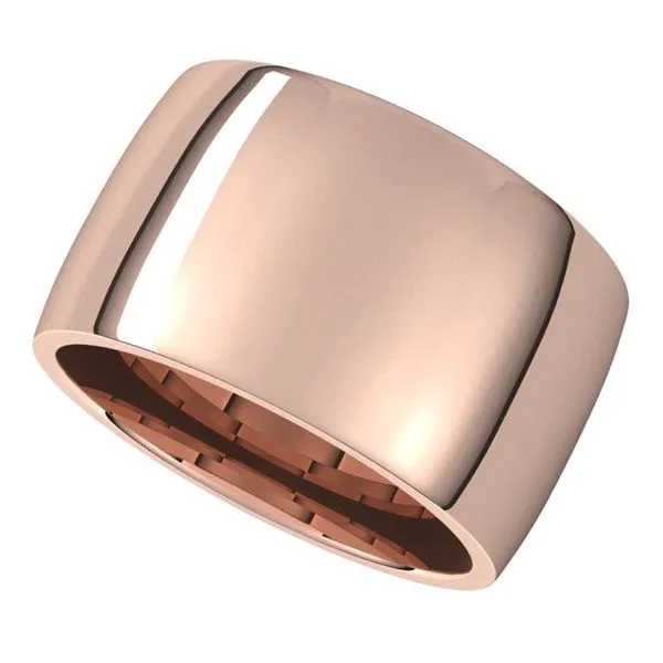 Lightweight Comfort-Fit Half Round Band Image 5 Cherry Street Jewelers Tulsa, OK