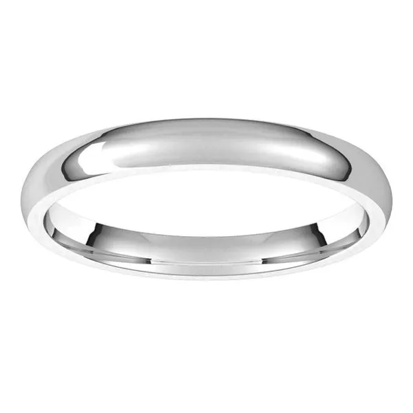 Lightweight Comfort-Fit Half Round Band Image 3 Grayson & Co. Jewelers Iron Mountain, MI